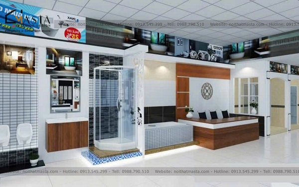 Bố trí nội thất khoa học giúp trưng bày được nhiều sản phẩm