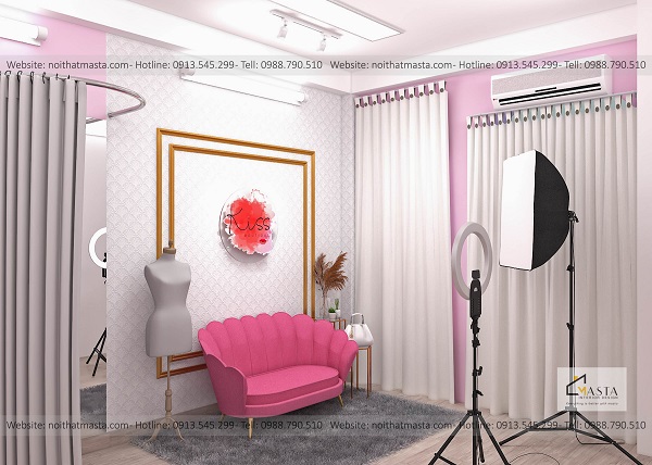 Ý tưởng thiết kế phòng livestream năng động, trẻ trung 