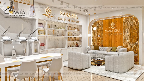 Thiết kế spa phong cách hiện đại cao cấp