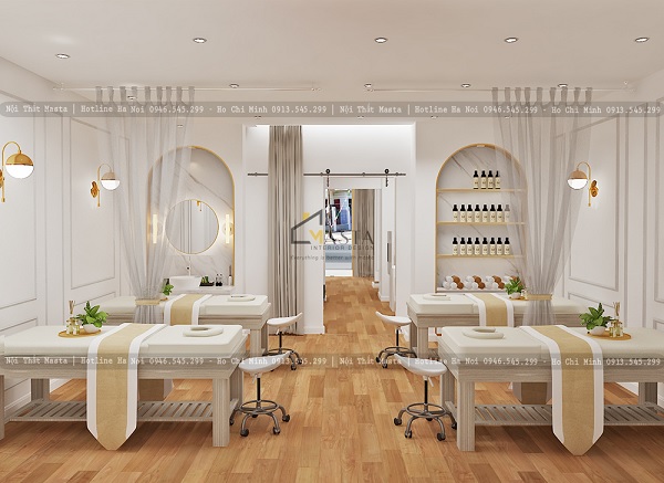 Những lưu ý thiết kế nội thất spa mà bạn cần nắm rõ