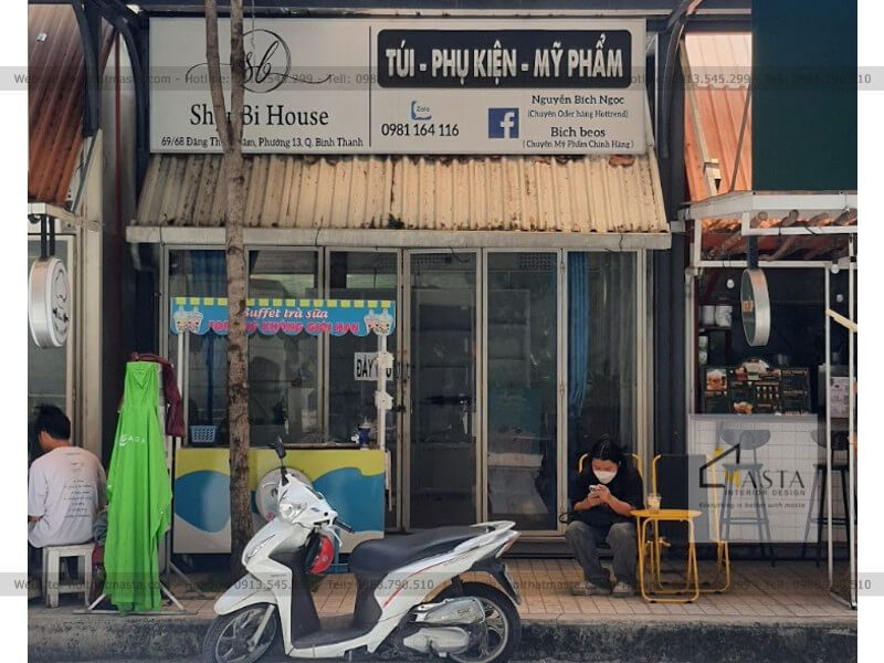Hiện trạng trước thi công của kios