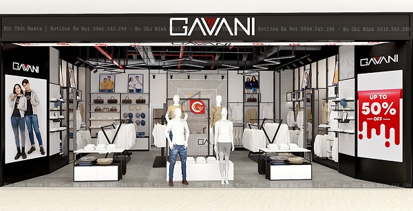 Cách bố trí nội thất shop thời trang phong cách hiện đại