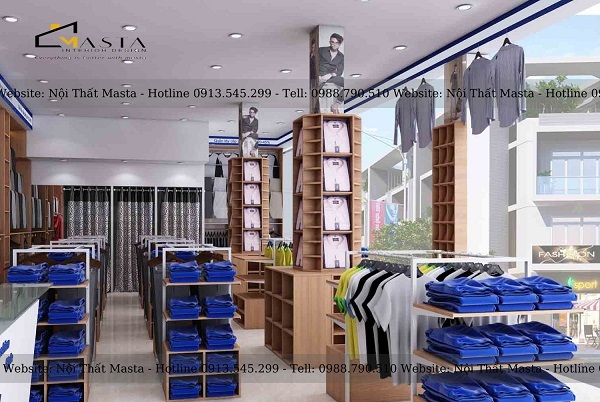 Cách sắp xếp nội thất gọn gàng cho shop thời trang phong cách hiện đại
