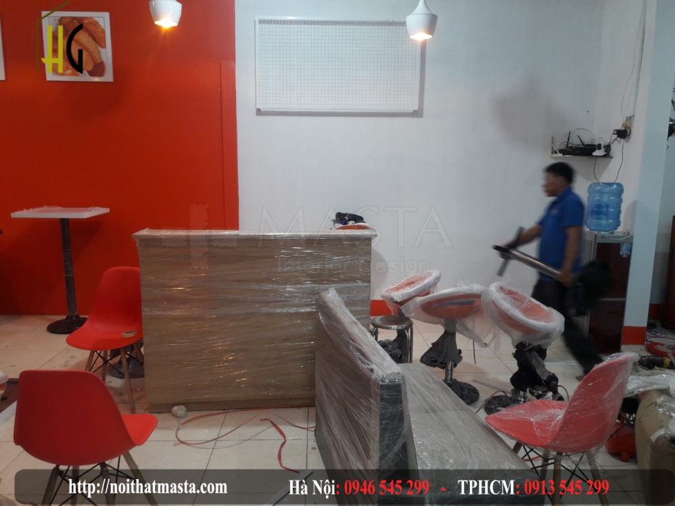 Thiết kế cửa hàng đồ ăn nhanh - chị liên