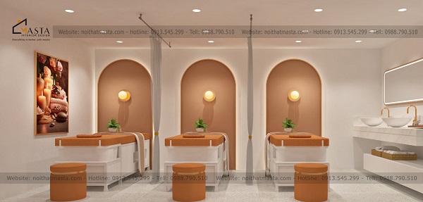 Không gian Bông Nail & Spa, Gò Vấp sinh động với tranh decor trang trí nổi bật