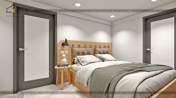 Tông màu chủ đạo được sử dụng là trắng, xám tạo nên cái nhìn hiện đại và thanh lịch