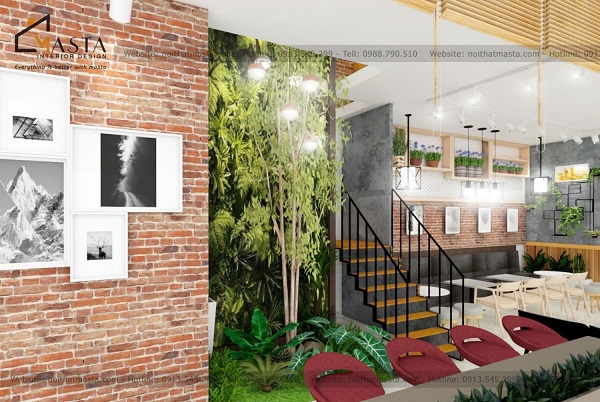Sử dụng cây xanh decor để gần gũi với thiên nhiên