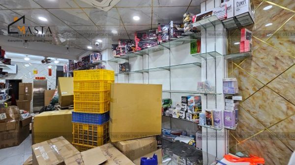 Hiện trạng trước khi thiết kế cửa hàng đồ chơi Kiến Thủy