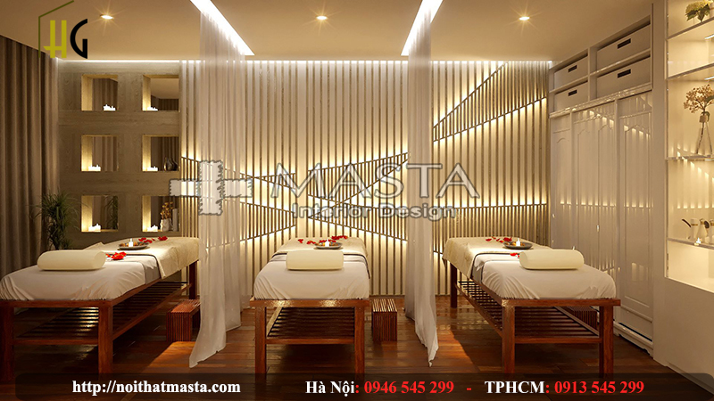 Thiết kế nội thất Spa - Chị Hằng - Hà Nội