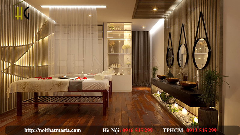 Thiết kế nội thất Spa - Chị Hằng - Hà Nội