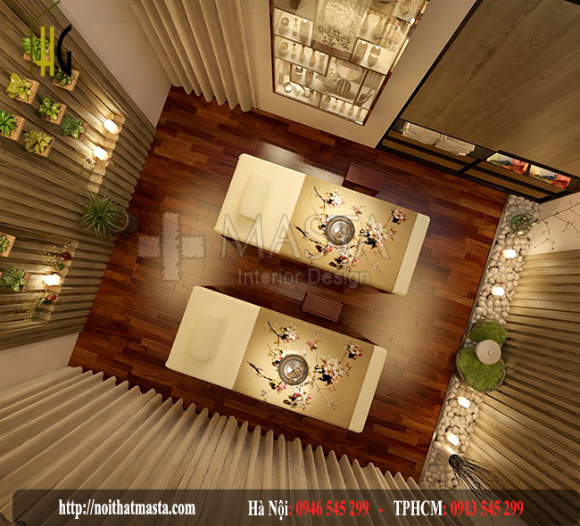 Thiết kế nội thất Spa - Chị Hằng - Hà Nội