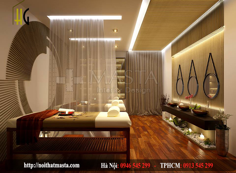 Thiết kế nội thất Spa - Chị Hằng - Hà Nội