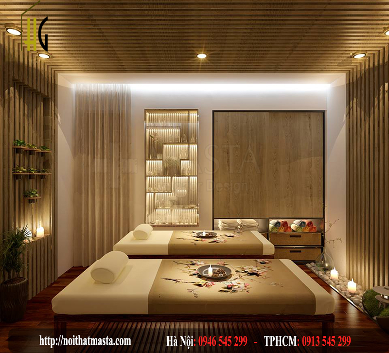 Thiết kế nội thất Spa - Chị Hằng - Hà Nội
