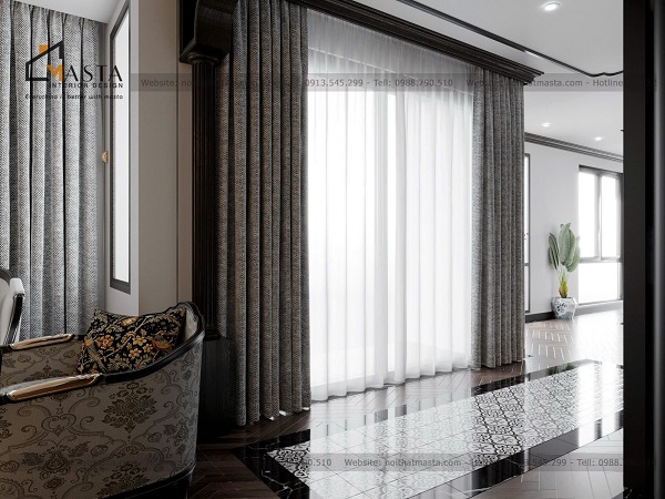 Thiết kế khung cửa lớn để đón ánh sáng từ ngoài vào trong