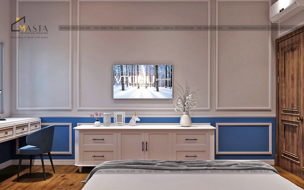 Chi tiết phào chỉ được thi công tỉ mỉ