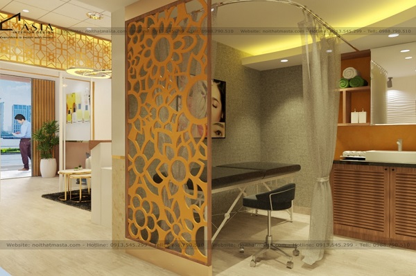 Thiết kế nội thất spa hiện đại của chị Tâm, quận Tân Phú