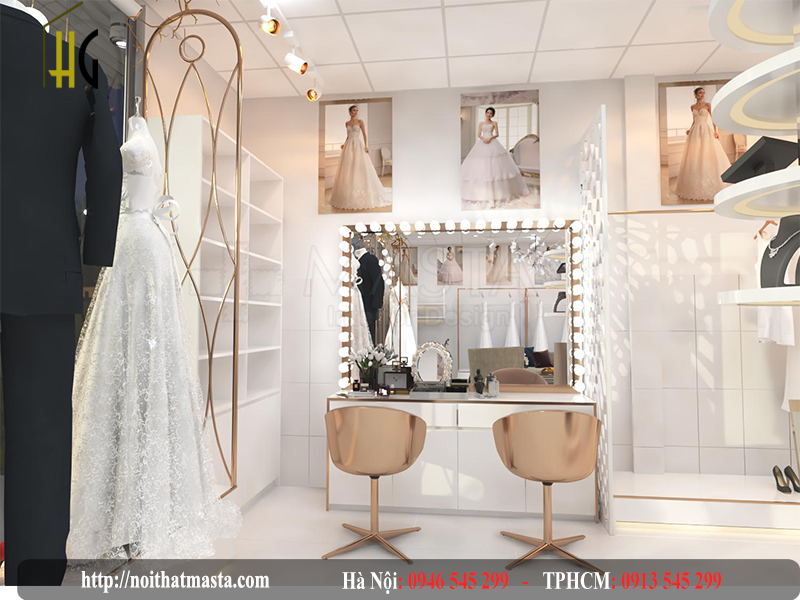 Thiết kế showroom áo cưới 2