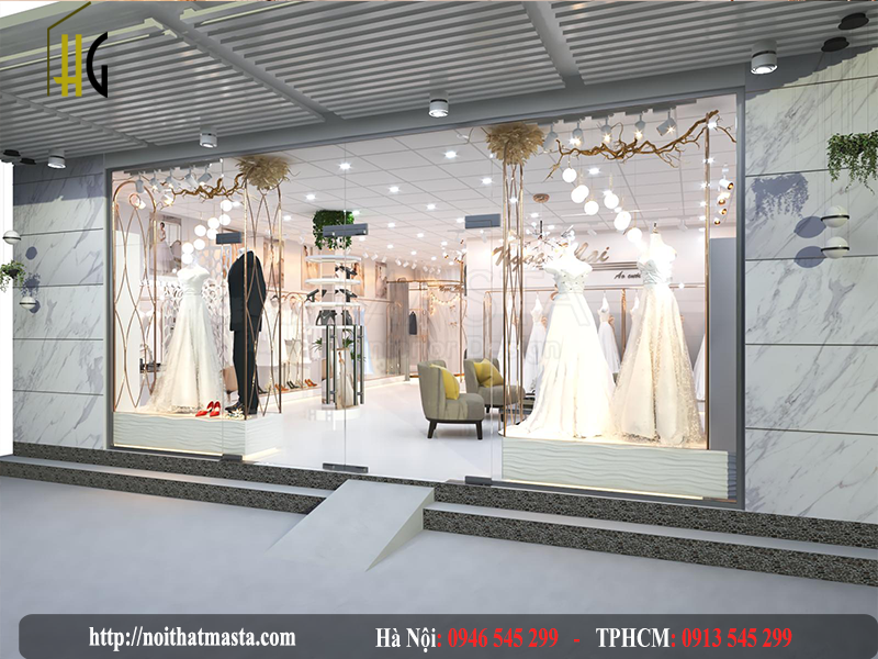 Thiết kế showroom áo cưới 