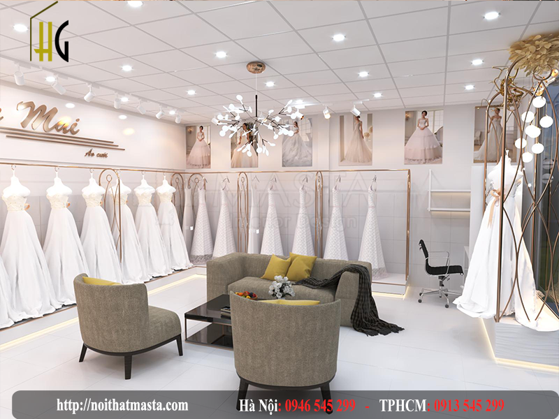 Thiết kế showroom áo cưới  7