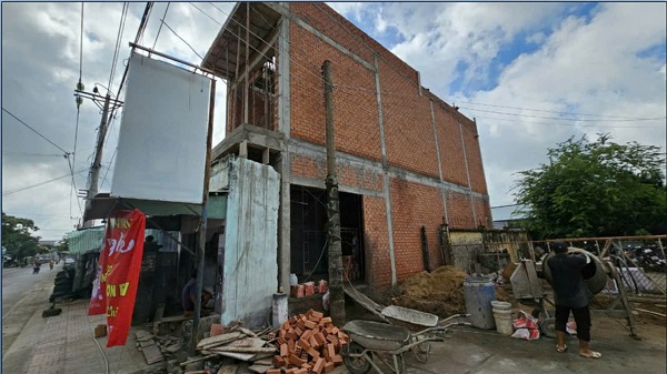 Hiện trạng trước khi thiết kế shop mỹ phẩm LiLy, Tiền Giang
