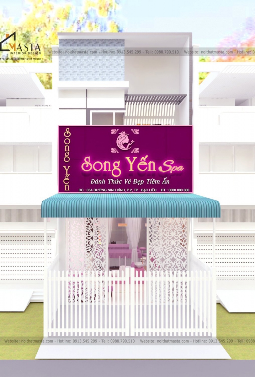 Thiết kế nội thất Spa - Bạc Liêu