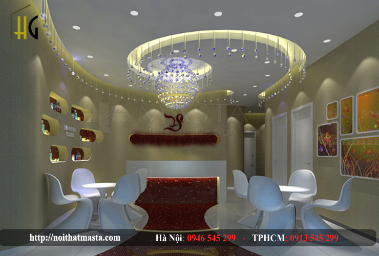 thiết kế nội thất spa tại nhà