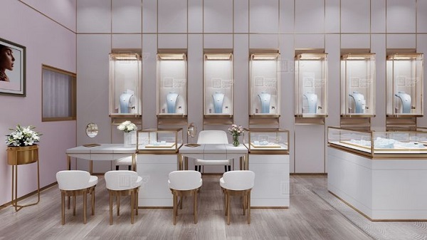 Phong cách tối giản, hiện đại phù hợp cho tiệm ngọc trai 50m2