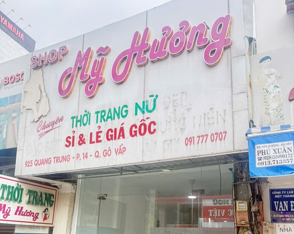 Hiện trạng trước khi thiết kế tiệm trang sức Mỹ Hương, Gò Vấp