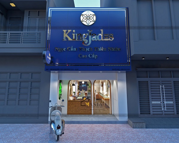 Phối cảnh 3D thiết kế tiệm trang sức phong thủy King Jades