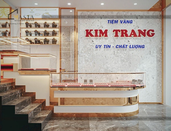 Vì sao thiết kế tiệm vàng đồng bộ nhiều chi nhánh thì mới tăng độ nhận diện thương hiệu