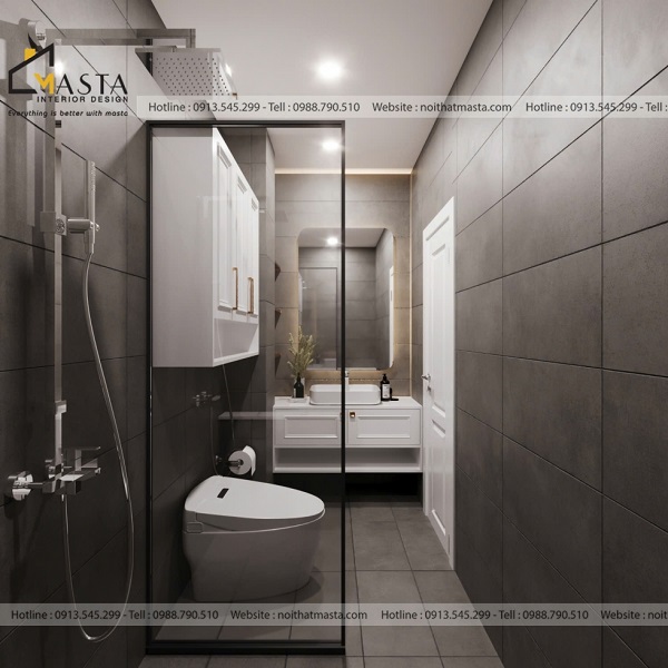 Khu vực nhà wc của tiệm vàng Kim Tài