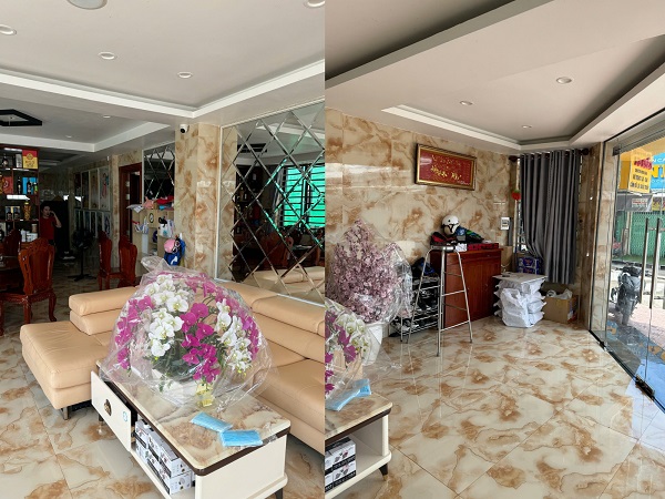 Hiện trạng trước khi thiết kế tiệm vàng Tú Điều, Cần Thơ