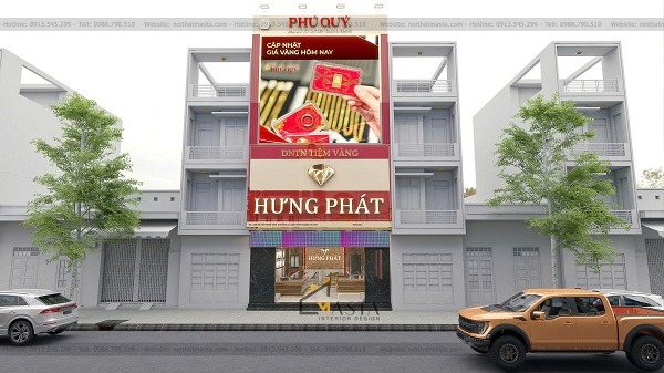 Thời gian thiết kế và thi công tiệm vàng mất bao lâu mới hoàn thiện 