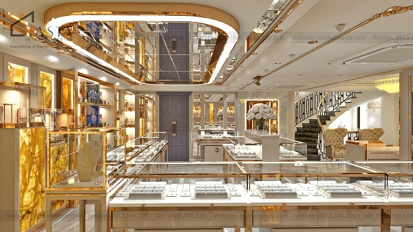 Tận dụng góc chết để trưng bày các mẫu trang sức